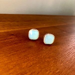 Loft blue diamond stud earrings